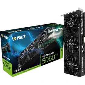 Resim Palit GeForce RTX5060Ti Infinity 3 16GB 128Bit GDDR7 Ekran Kartı NE7506T019T1-GB2061S 