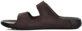 Resim Bento 66001 Erkek Çift Toka İnce Taban Comfort Terlik Kahve 40 