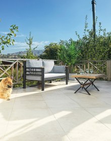 Resim Unimet Kappis Dk Metal Sofa Sedir 70x140 Ikili Koltuk Siyah-füme (AHŞAP LATALI) 