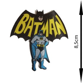 Resim REMSATİC Ütü Ile Yapışan Arma - Patch - Batman Modeli (9cm X 8,5cm) 