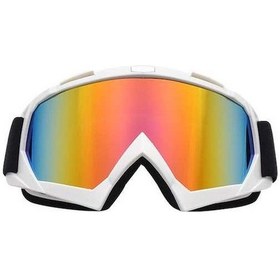 Resim Diğer Turuncu Off-road Motosiklet Lokomotif Kask Gözlükleri Beyaz 05 - Ec 