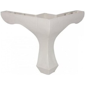Resim Sesemobilyaaks Sese 14Cm Beyaz Lukens Ayak -Mobilya Ayağı Ea225 