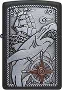 Resim Çakmak 48120 Shark Ship Emblem Zippo