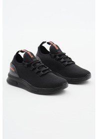 Resim Tonny Black Nefes Alabilen Kumaş Poli Taban Bağcıklı Siyah Spor Ayakkabı V2qnt-0 Siyah | Unisex 