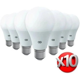 Resim 10 Lu Led Ampul 9w Beyaz Işık E27 6500k 220-240v 