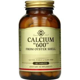 Resim Solgar Calcium Oyster Shell 600 mg 60 Tablet 