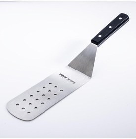 Resim Geniş Kürek Delikli 26 Cm Siyah Servis Ve Kızartma Süzgeç Spatulası Diğer 