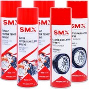 Resim Susuz Motor Temizleme Spreyi 3 Adet + Lastik Parlatma Spreyi 2 Adet 