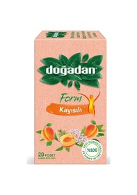 Resim Doğadan Form Kayısılı Süzen Poşet Çay 20'li 50 G 