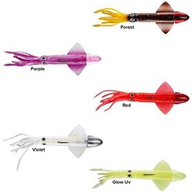 Resim Fujin Calamax Squid Kalamar Silikon Yem PURPLE-200 Gr 