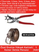 Resim Skygo Özel Üretim Yüksek Kaliteli Delik Uç Açıcı Ayarlanabilir 6 Farklı Uçlu Metal Kemer Delme Pensesi 