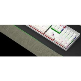 Resim CoverZone Leaven K660 Kablolu Klavye LED Rgb 104 Tuşlu Mavi Switch Gökkuşağı Renler Mekanik Oyuncu Işıklı Klavye Ergonomik Tasarım Rahat 150CM Kablo Uzunluğu Bilgisayar Pc Için (Mavi Switch) 