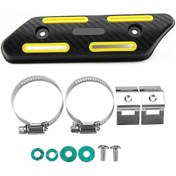 Resim Monyee Motosiklet Ekzos Isı Koruması Abs Malzeme Isı Yalıtımı Açık Rengi Crf Off-road Geniş Kullanimlı Koruyucu Kapak 