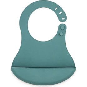 Resim Babyjem Mini Silikon Mama Önlüğü Mint 