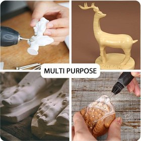 Resim Xindoker 20 Parça Elmas Uçlu Taşlama Seti - 3mm Şaft, Profesyonel Metal Ve Cam İşleme İçin 