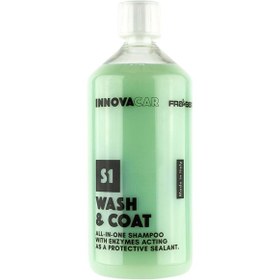 Resim İNNOVACAR Innovacar S1 Wash&coat Sıo2 Içerikli Enzimli Su Itici Koruyucu Şampuan Konsantre - 1 Lt 