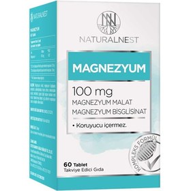 Resim Naturalnest Magnezyum 100 mg 60 Tablet 