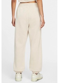 Resim Nike Sportswear Regular Fit Pant Bol Ve Uzun Kesim Eşofman Altı Krem 