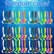 Resim 50 Adet Spiral Kuyruklu Yumuşak Balık Yemi - Gerçekçi Yüzme Hareketi, Çok Renkli (Yeşil, Turuncu, Pembe, Neon, Tatlı ve Tuzlu Su Yemleri - Levrek, Turna, Alabalık, Sazan için İdeal - Kolay Saklama Çantasında - Başlangıç ve Profesyonel Oltaçılar İçin Uygun, Solucana Benzer Tasarım, Esnek Malzeme 