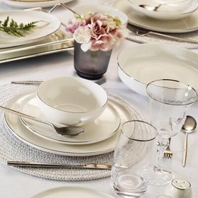 Resim Aryıldız Aria Platin 58 Parça 12 Kişilik Yemek Takımı 