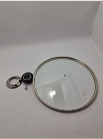 Resim Cam Kapak 24 Cm Ve Parliement Mavi Kulp 