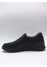 Resim Dr. Flexer Dr Flexer Hakiki Deri Ortopedik Anatomik Kauçuk Taban Bağcıksız Kışlık Erkek Ayakkabı C-785793202547flxr Siyah 