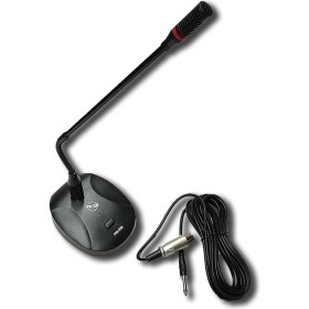 Resim Pawer PW-558 Işıklı Kablolu Kürsü Mikrofonu 