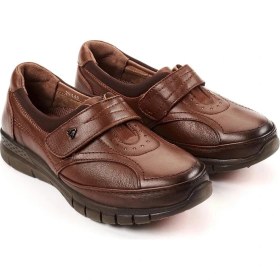 Resim Forelli 29445 G Taba Kadın Comfort Deri Ayakkabı 