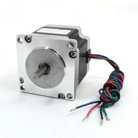 Resim Genel Markalar 57hs5630 Nema 23 Step Motor 1.1nm 2.7v 3a 8mm D Mil 2 Faz 1.8 Derece 200 Adım 3d Yazıcı Printer Cnc 