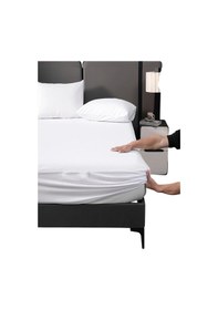 Resim Evony Sıvı Geçirmez Micro Kumaş Fitted 160x200+30 Cm Alez Yatak Koruyucu Beyaz 