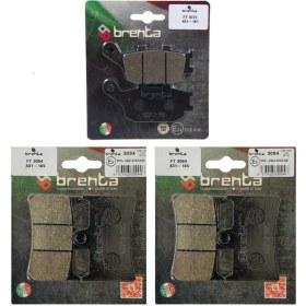 Resim Brenta Yamaha R 6 2003-2016 Ön ve Arka Fren Balata Takım Brenta BR43 