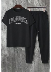 Resim Unisex California 2'li Eşofman Takımı Siyah 