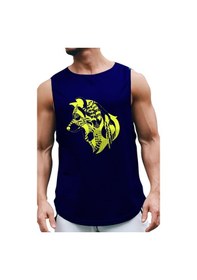 Resim Bluu Mandalaw Kolsuz Sporcu T-shirt Tank Top Spor Atlet 