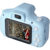 Resim Tenfowee Çocuklar İçin Hd 1080p Video Çekebilen Renkli Dijital Fotoğraf Makinesi - Mavi 