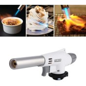 Resim Kendi Markanız® 1300°C Çok Amaçlı Gaz Torch Çakmak - Mutfak, Mangal, Lehimleme Pürmüz Alev Tabancası 