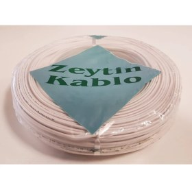 Resim Zeytin 2x0.75 Kordon Kodlu Beyaz Ses Kablosu - 100 Metre 