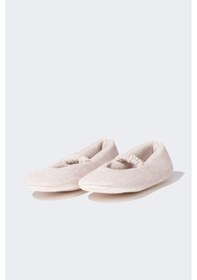 Resim Defacto Kız Çocuk Babet Görünümlü Düz Taban Panduf D3447a824wnbg122 Bej 