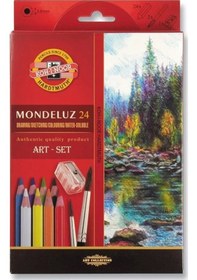 Resim Koh-i Noor Mondeluz Aquarell Sulu Boya Kalem Seti 24lü 3711 