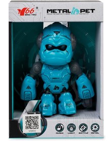 Resim Seher Oyuncak Işıklı ve Sesli Robot Goril - Mavi - Turkuaz / Standart 