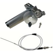 Resim Hightower Ayarlanabilir Dirt Bike Motor Gaz Kumanda Kolu Gri Cnc Visual Twist Grip 