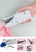 Resim esmelen Ipek, Saten, Perde Gibi Yumuşak Ve Hassas Kumaşlarda Etkili Handy Stitch Mini Dikiş Makinesi Pratik 