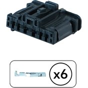 Resim MOLEX Stop Soketi 6 Pin Kablosuz 