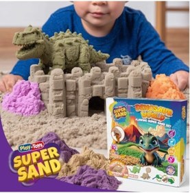 Resim Supersand Dınasour World Kinetik Kum Seti 