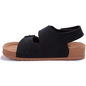 Resim Fly Soft S961 Siyah Ortopedik Günlük Erkek Çocuk Spor Sandalet Siyah 
