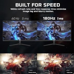 Resim Twisted Minds TM32CFHD180VA 32" FHD 180 Hz 1 ms HDMI DP HDR10 R1500 Kavisli RGB Gaming Monitör 