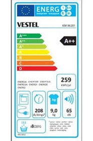 Resim Regal KM 90222 Kurutma Makinesi Beyaz 