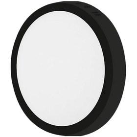 Resim Cata Ct-5235 18w Panel Led Armatür Siyah Yulvarlak Sıva Üstü Metal Kasa Beyaz Işık 6400k Siyah 