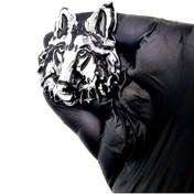 Resim BsElektronik Etiketçilere Özel Krom 3D Görünüm Kurt Logosu 
