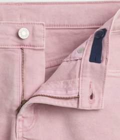 Resim Pembe Low Rise Stride Denim Şort - Pembe / 8 