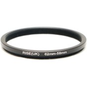 Resim RiseUK Rise(uk) 62mm-58mm Step-down Ring Filtre Çevirici Adaptör 